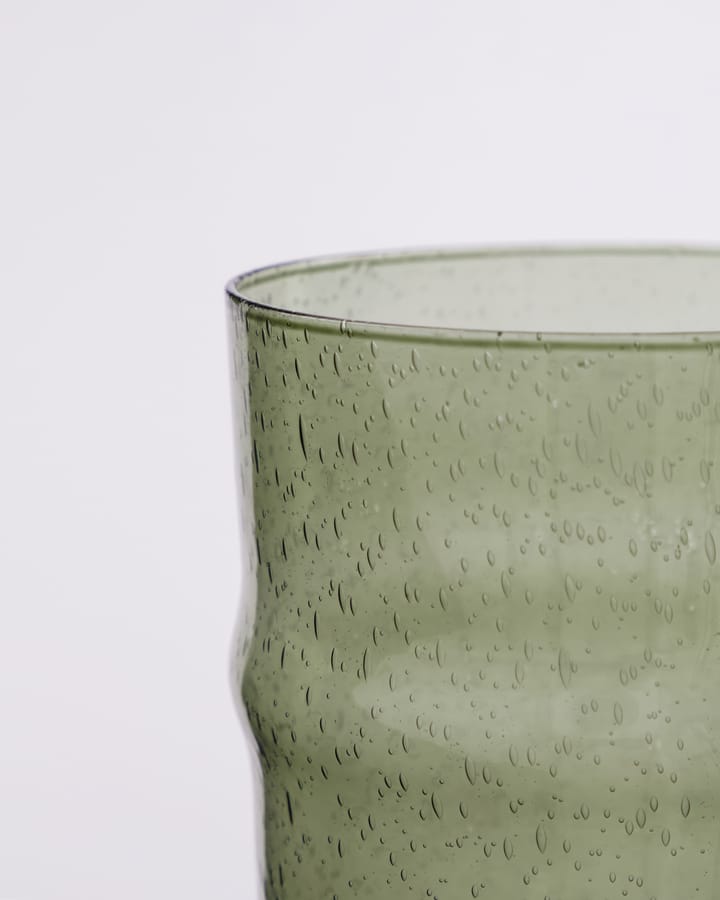 Rain glas 10,5 cm 2-pack, Groen House Doctor