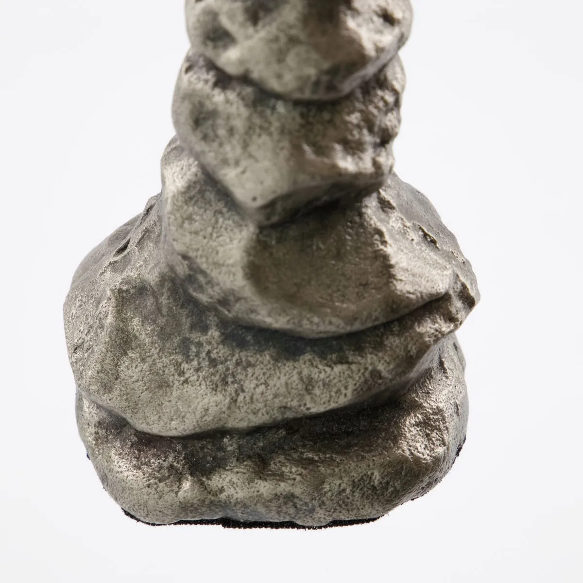 Raku kandelaar antiek zilver, 20 cm House Doctor