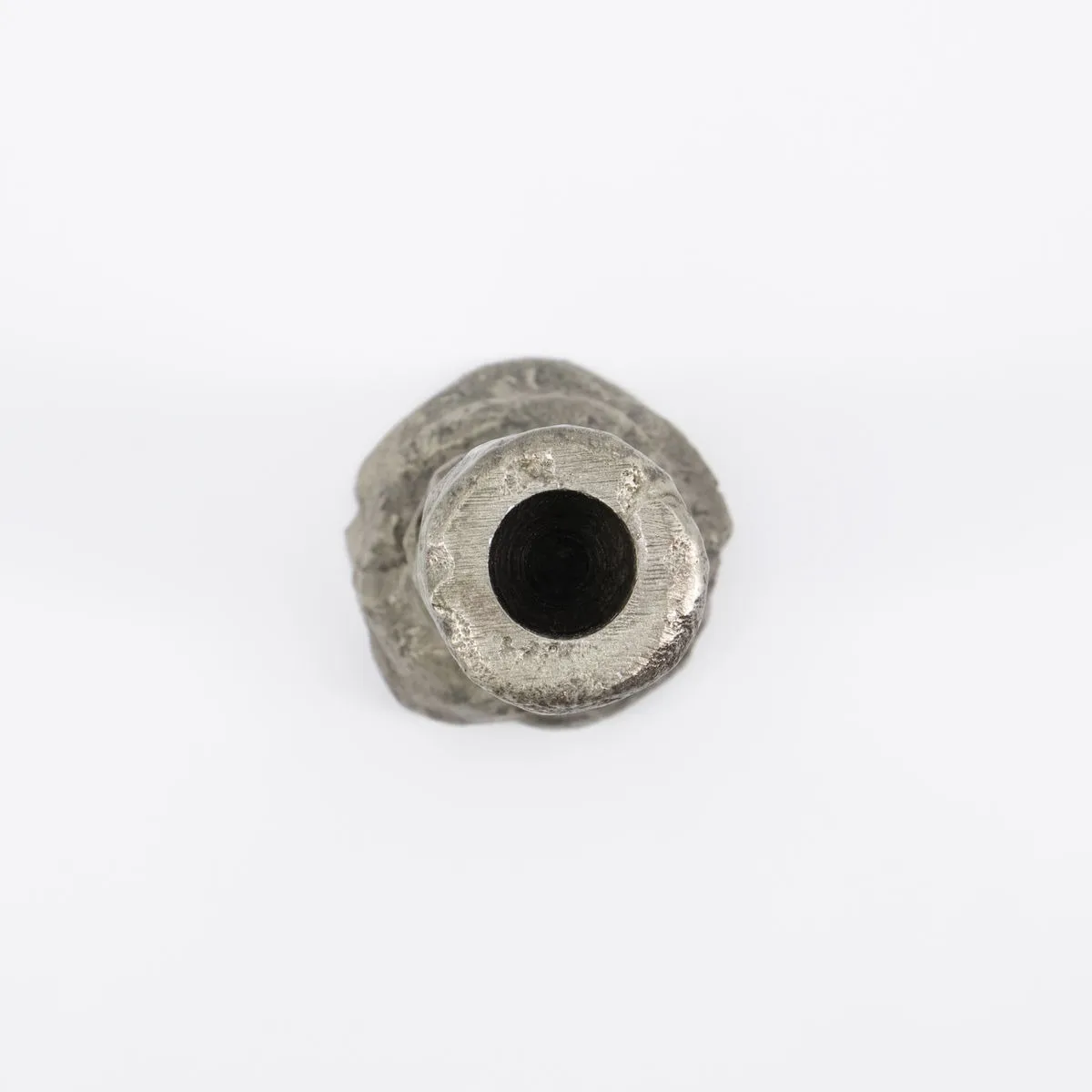 Raku kandelaar antiek zilver, 20 cm House Doctor