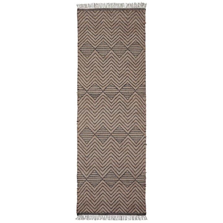 Ranjar vloerkleed 90x300 cm - Bruin - House Doctor