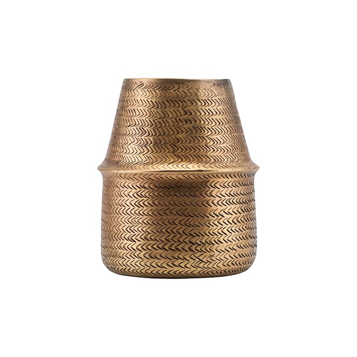 Rattan pot Ø19 cm, messing House Doctor