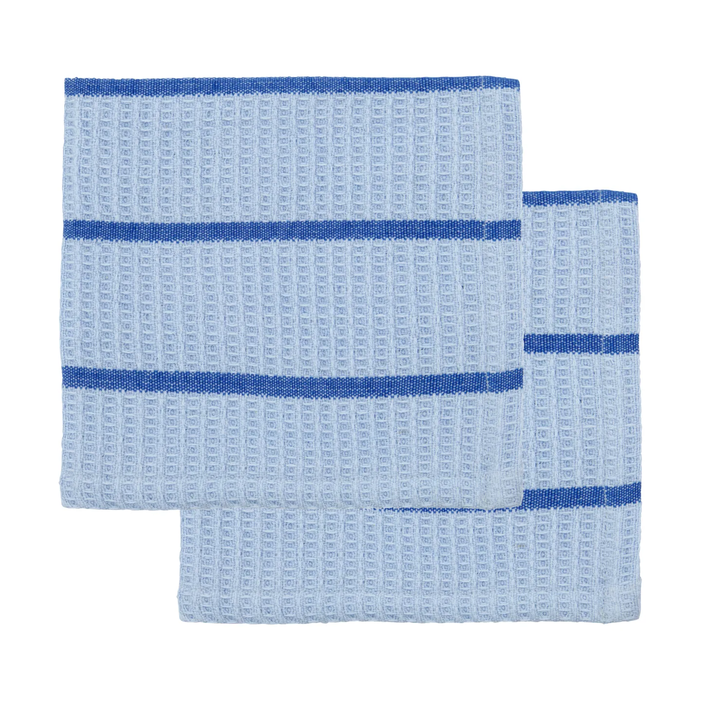 Rena vaatdoek, Lichtblauw-blauw, 30x30 cm, 2-pack House Doctor