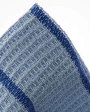 Rena vaatdoek - Lichtblauw-blauw, 30x30 cm, 2-pack - House Doctor
