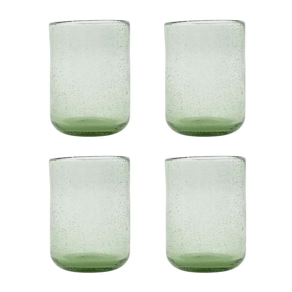 Rich glas 4-pack, Lichtgroen House Doctor