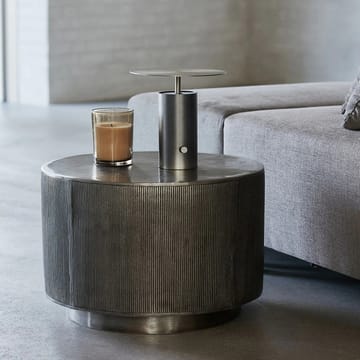 Rota salontafel 35 cm - Geborsteld zilver - House Doctor