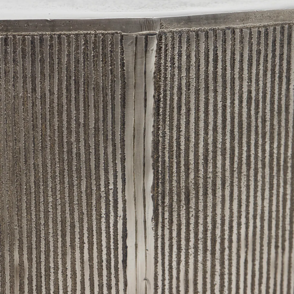 Rota salontafel 50 cm, Geborsteld zilver House Doctor