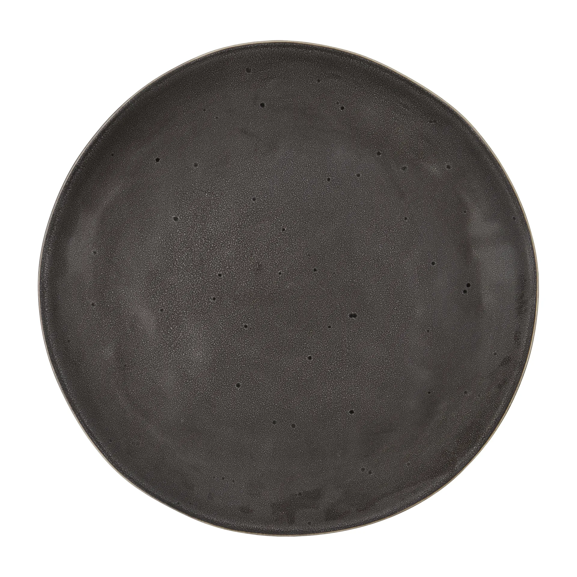 Rustic dinerbord Ø27,5 cm, Donkergrijs House Doctor