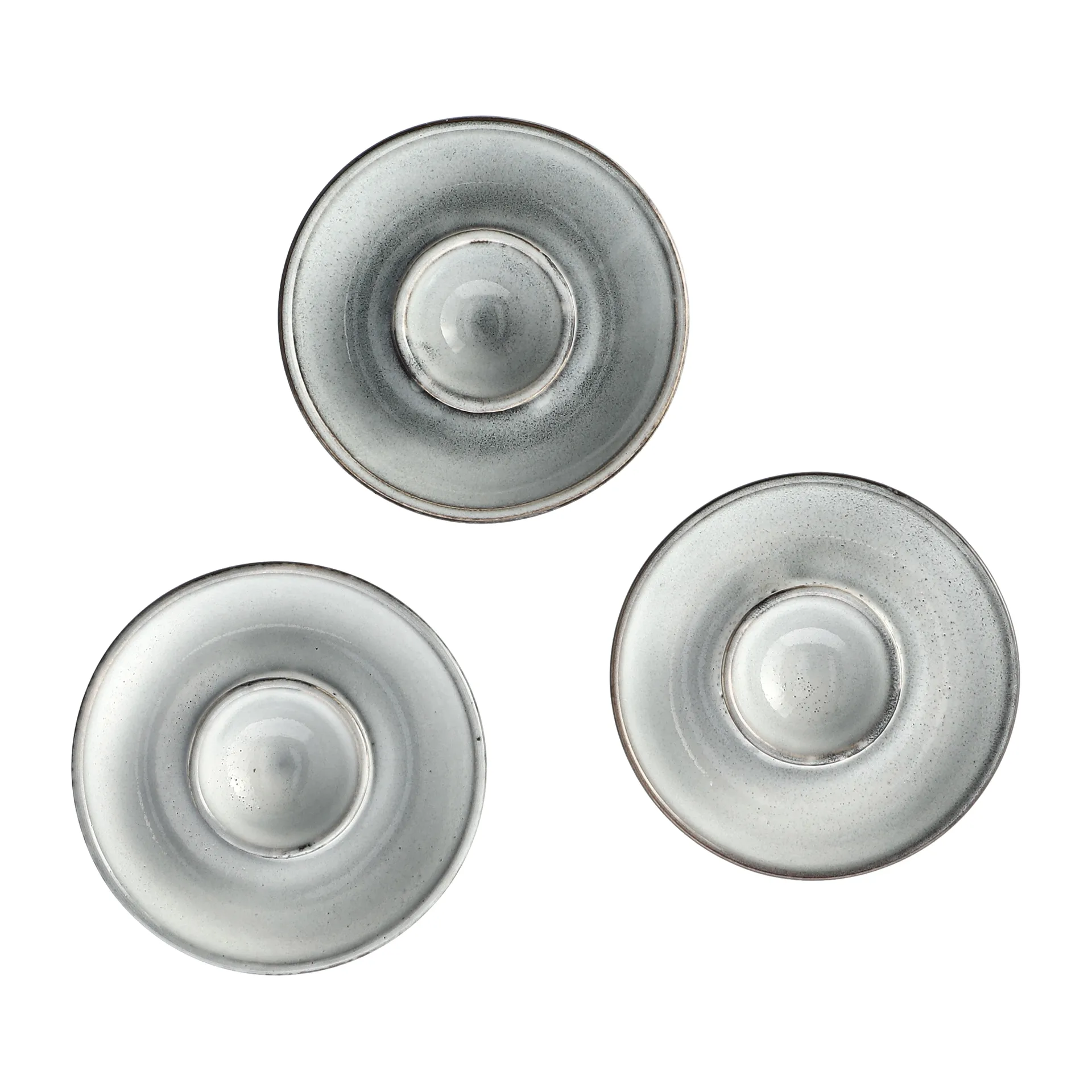 Rustic eierdop Ø10 cm, Grijs-blauw House Doctor