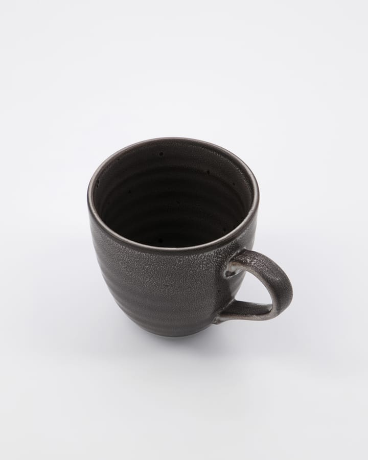 Rustic mok 9 cm, Donkergrijs House Doctor