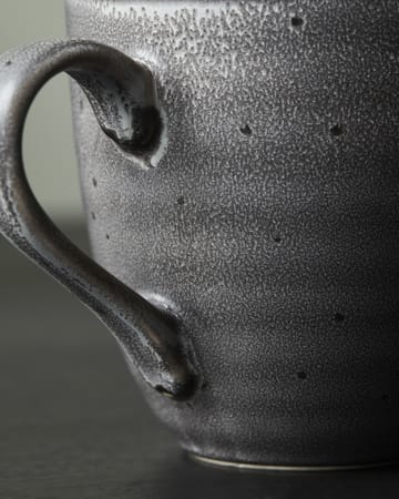 Rustic mok 9 cm - Donkergrijs - House Doctor