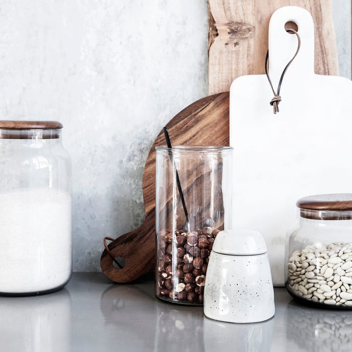 Rustic suikerpot, Grijs-blauw House Doctor
