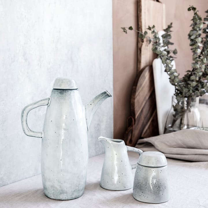 Rustic suikerpot, Grijs-blauw House Doctor