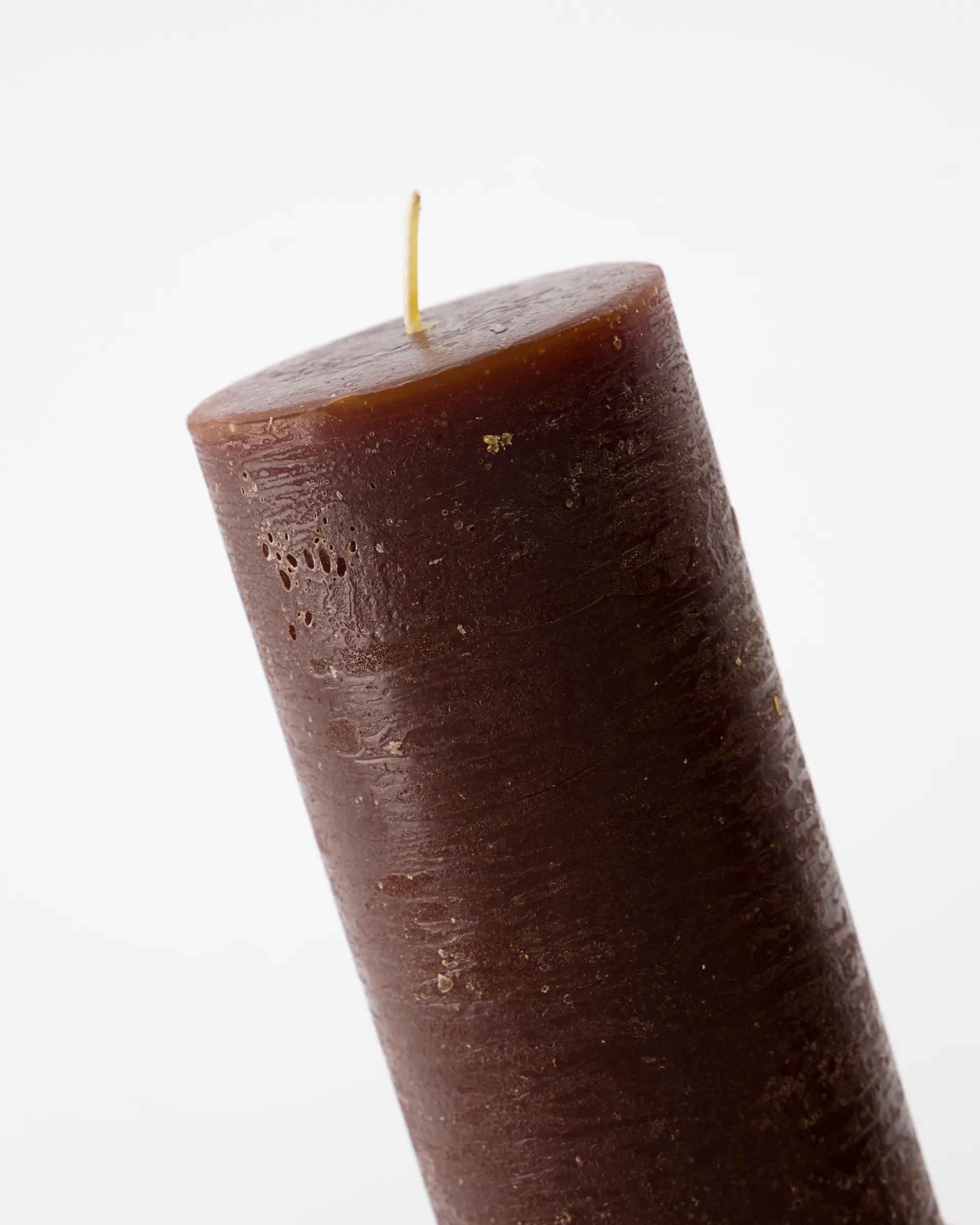 Rustic Wax blokkaars 15 cm 2-pack, Cognac House Doctor