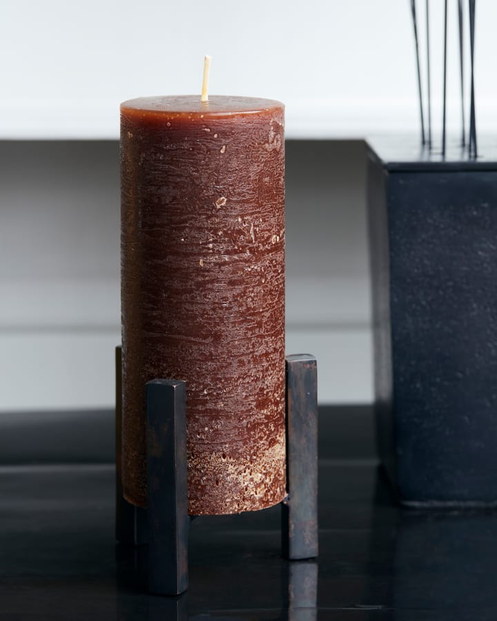 Rustic Wax blokkaars 15 cm 2-pack, Cognac House Doctor