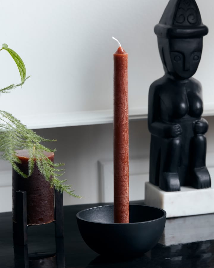 Rustic Wax kaars 25 cm 8-pack, Cognac House Doctor