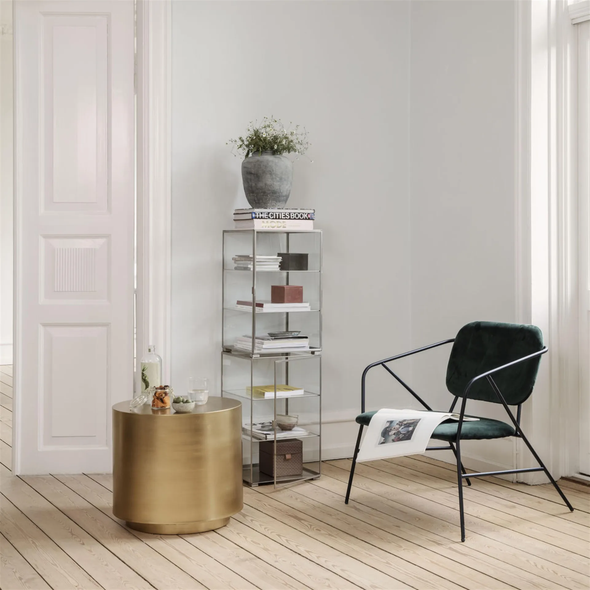 Rustik vaas concrete, 27 cm House Doctor