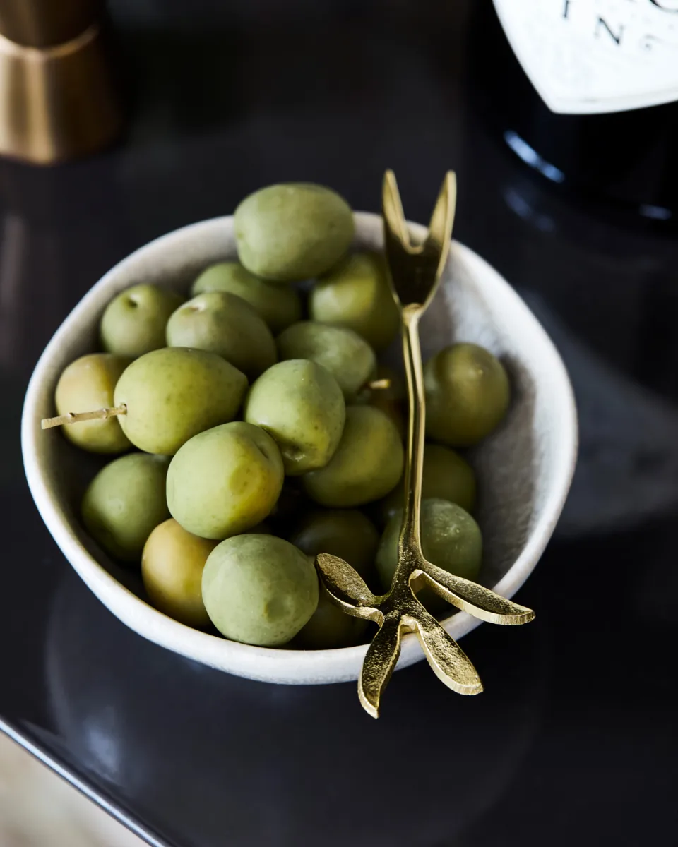 Serve serveervork 4-pack, Antiek goud House Doctor