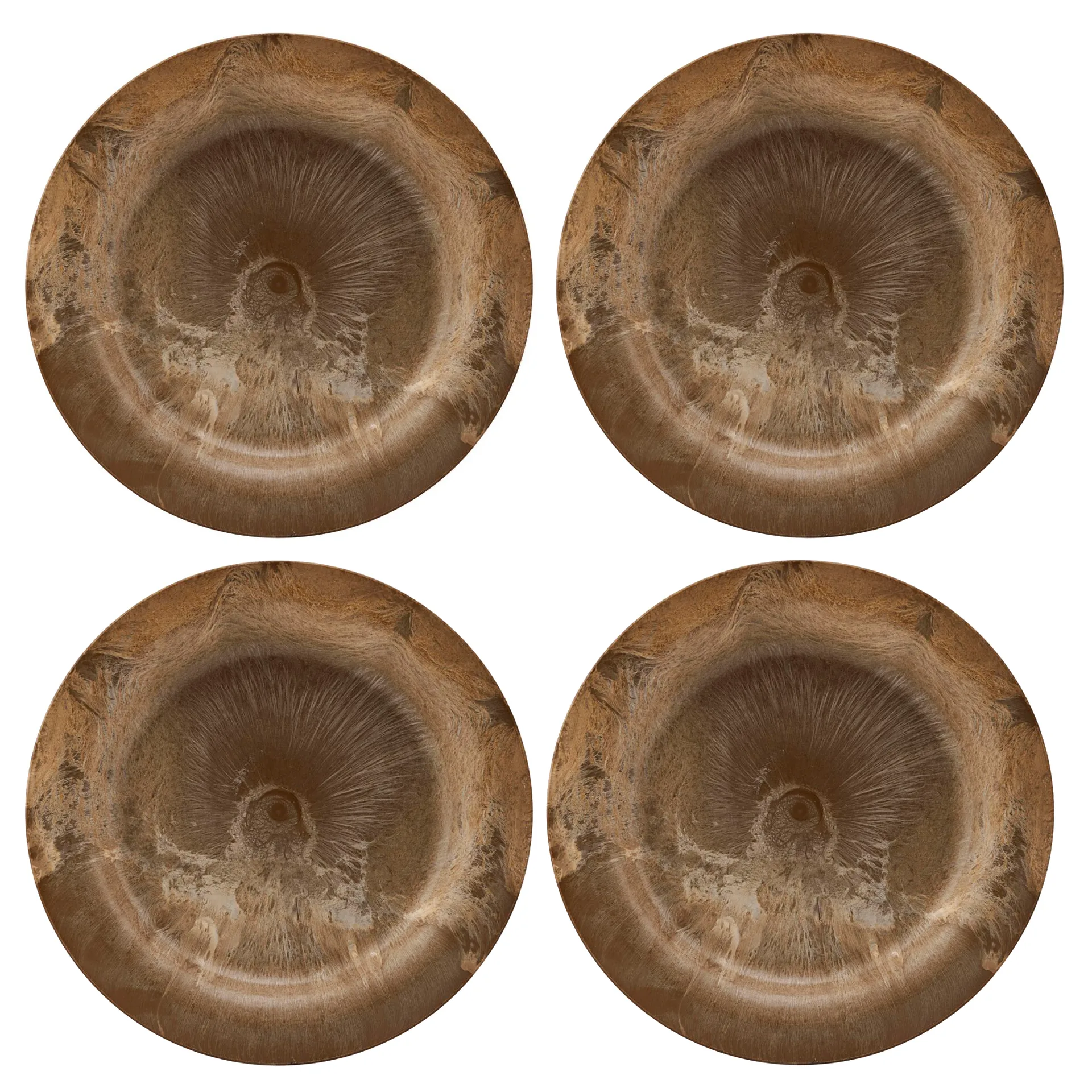 Serveur bord 24 cm 4-pack, Goud House Doctor