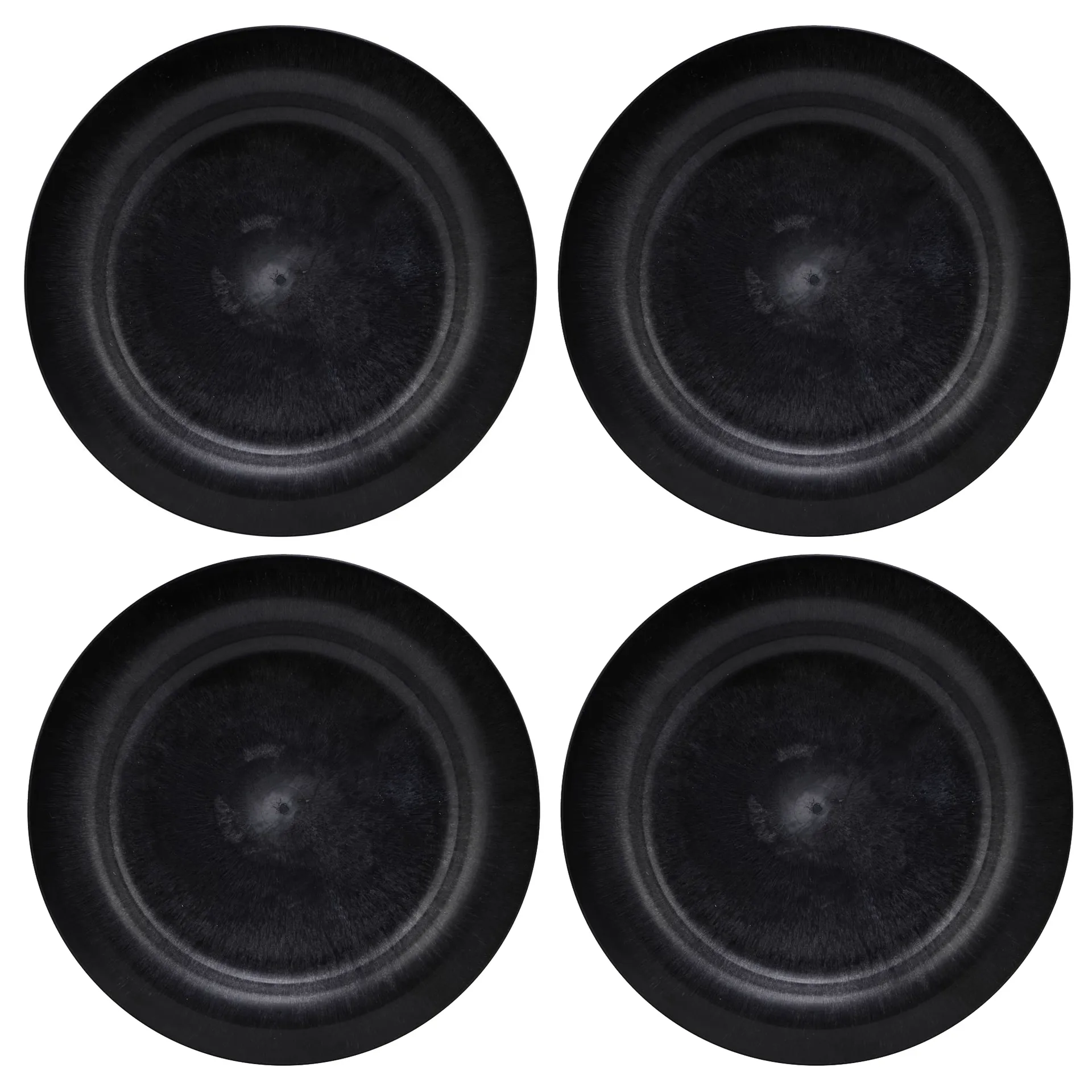 Serveur bord 24 cm 4-pack, Zwart House Doctor