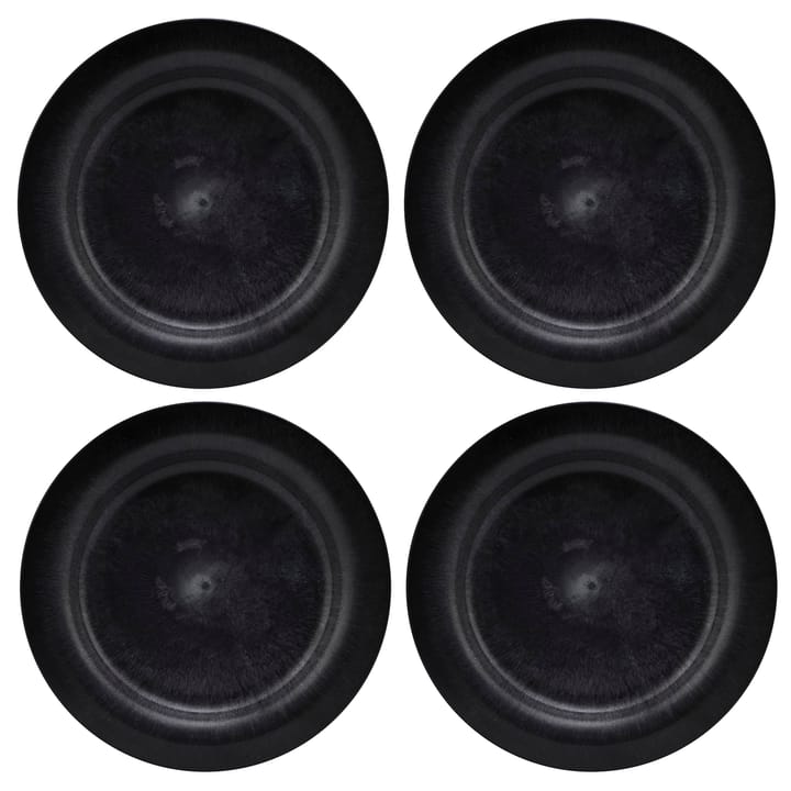 Serveur bord 24 cm 4-pack - Zwart - House Doctor