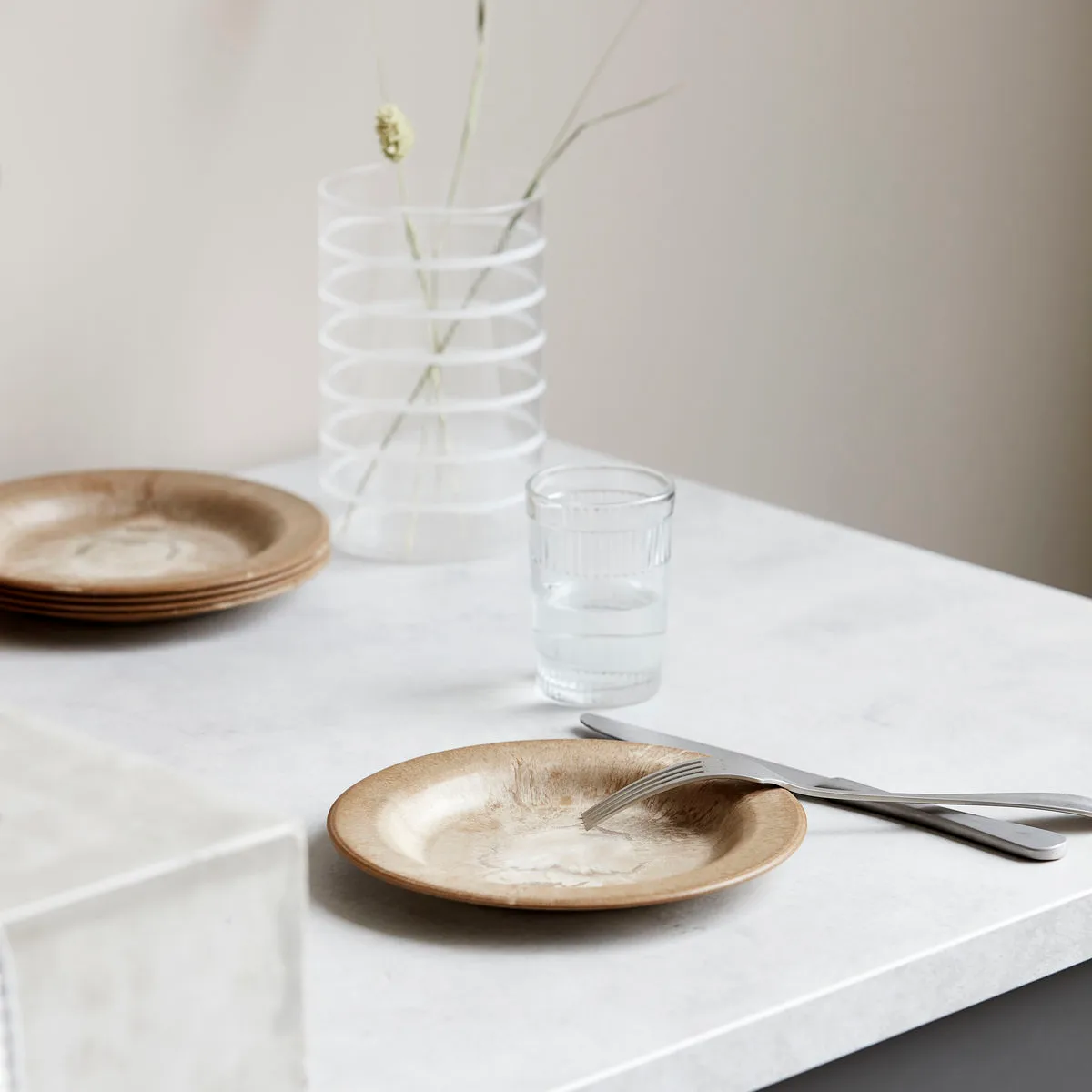 Serveur bordje 18 cm 4-pack, Goud House Doctor