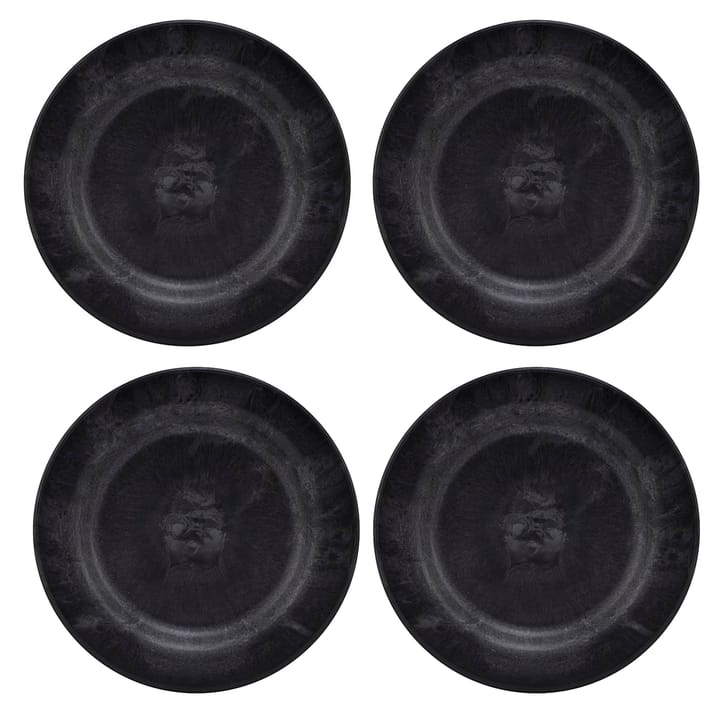 Serveur bordje 18 cm 4-pack - Zwart - House Doctor