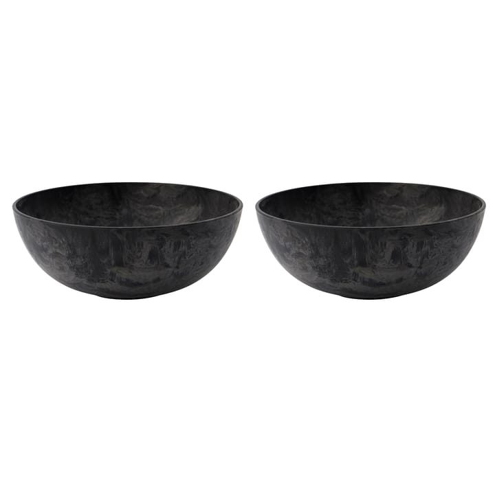 Serveur kommen Ø18 cm 2-pack - Zwart - House Doctor