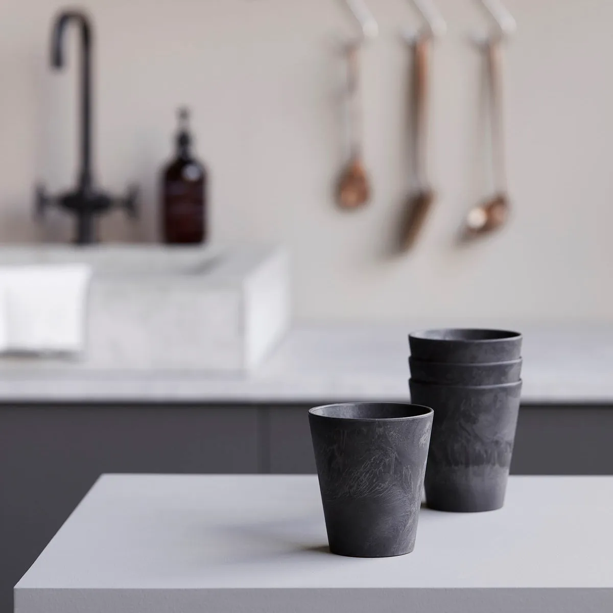 Serveur mok 4-pack, Zwart House Doctor