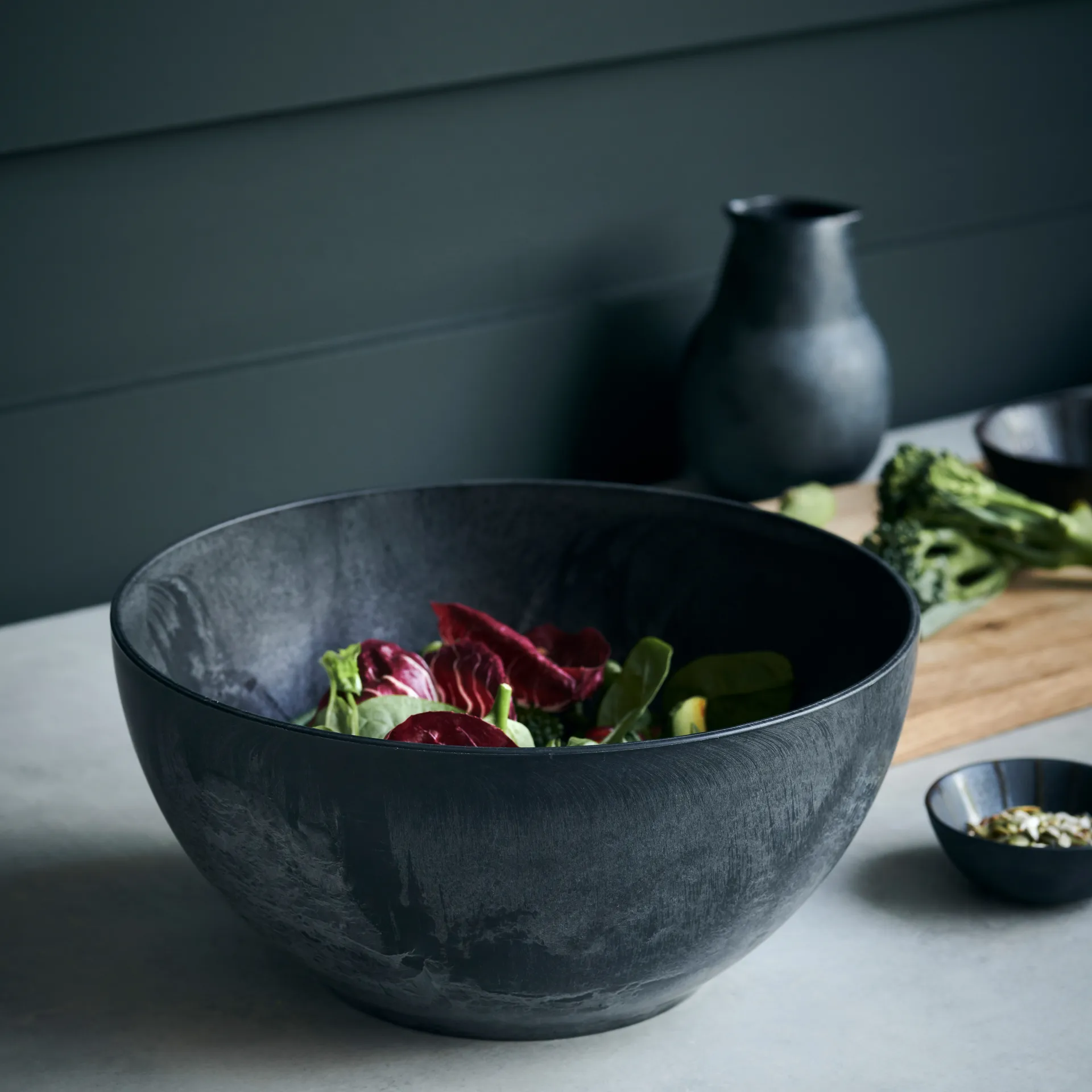 Serveur serveerschaal Ø24 cm, Zwart House Doctor