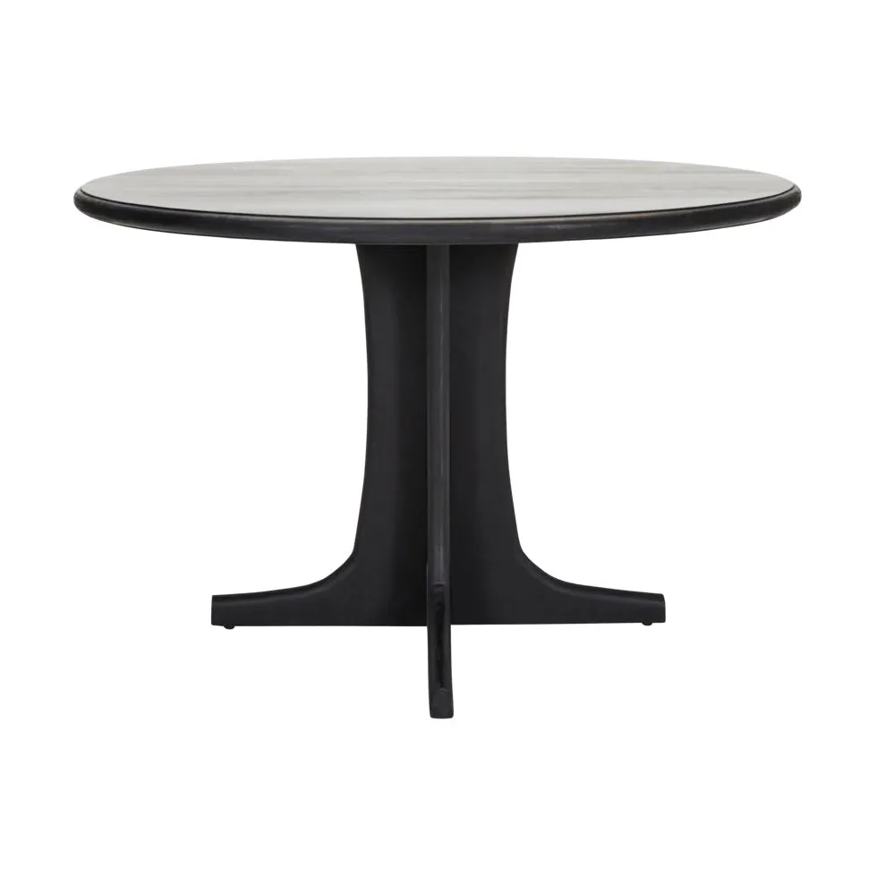 Shaker eettafel Ø120 cm, Zwart House Doctor