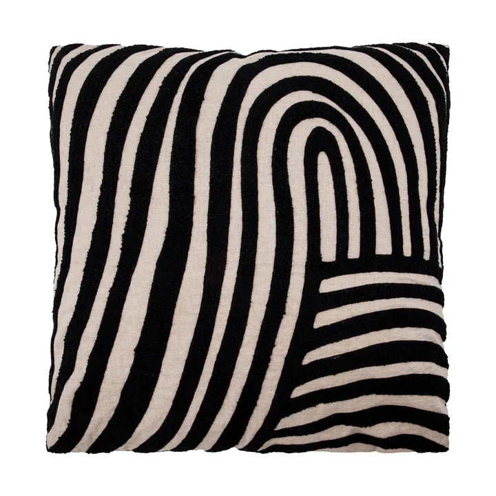 Sky sierkussen - Sand-zwart, 50x50 cm - House Doctor