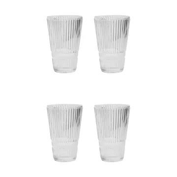 Slots bierglas 4-pack - Transparant - House Doctor
