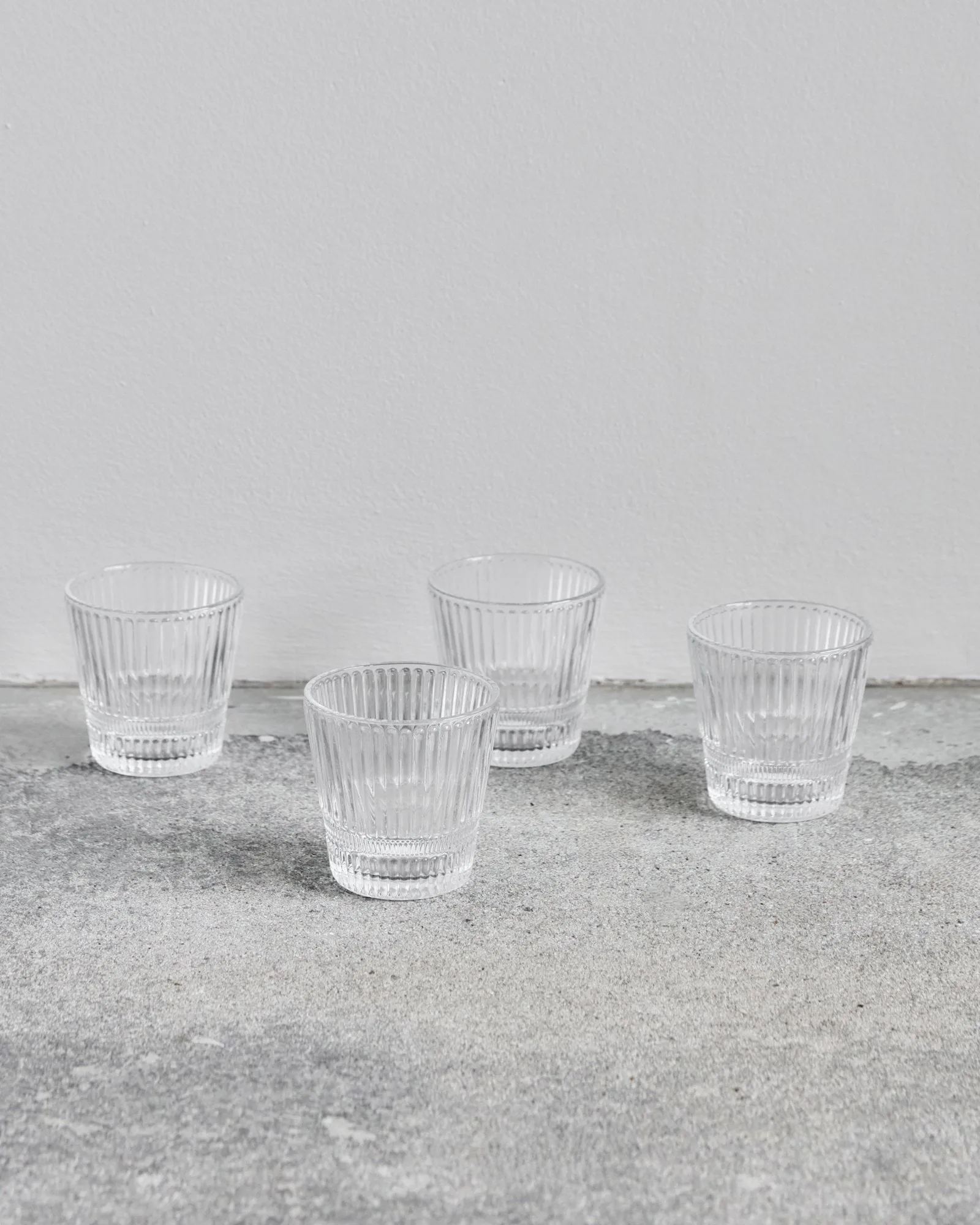 Slots waterglas 4-pack, Transparant House Doctor
