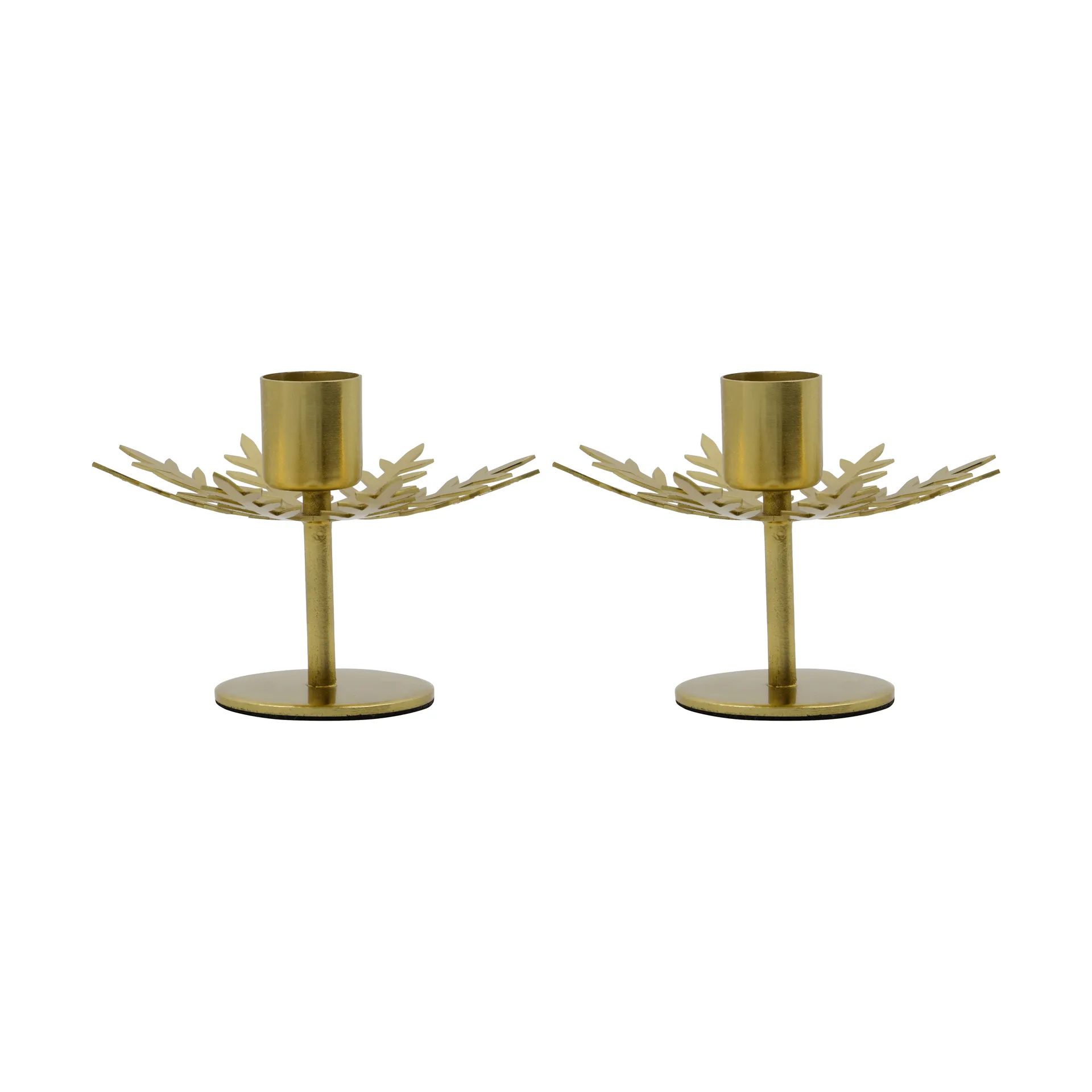 Snowflake kandelaar 2-pack, Antiek messingkleur House Doctor