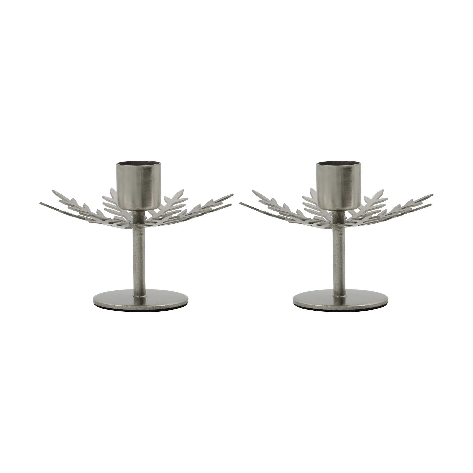 Snowflake kandelaar 2-pack, Zilver finish House Doctor