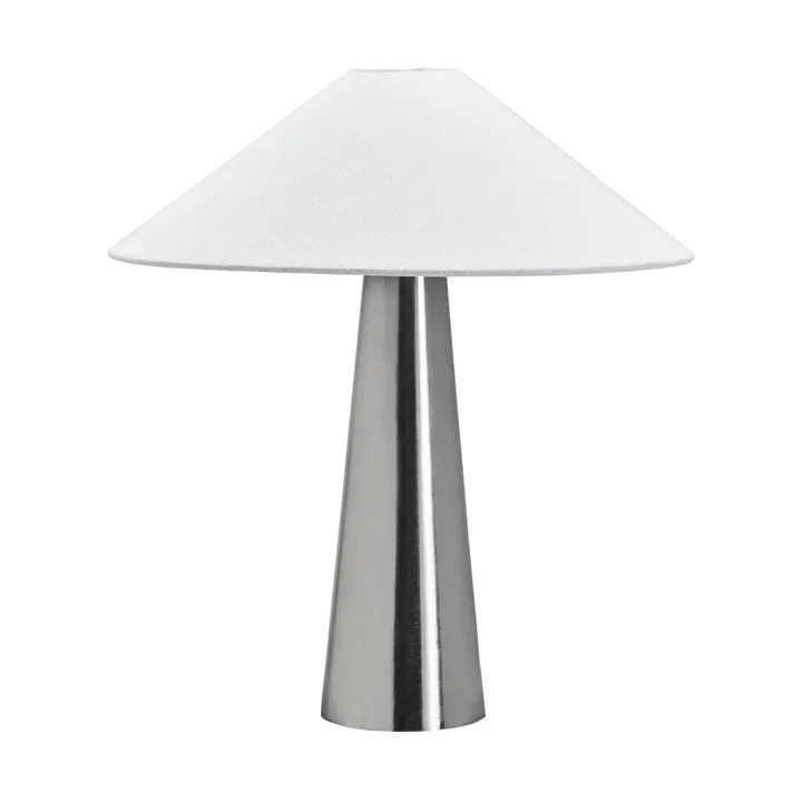 Soffi tafellamp - Geborsteld zilver-Off-White, Ø42x48 cm - House Doctor
