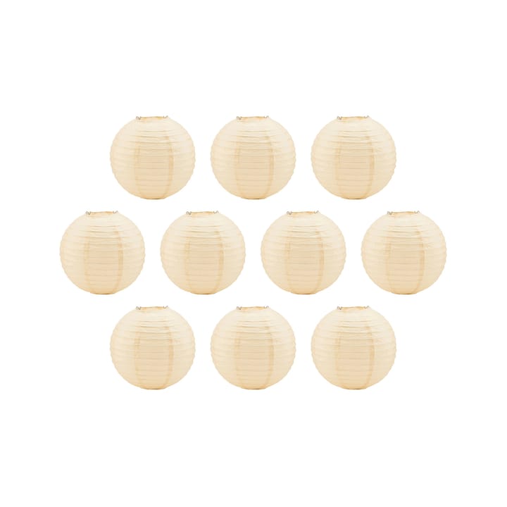 Soni lampenkapjes 10-pack zand - Ø25 cm - House Doctor