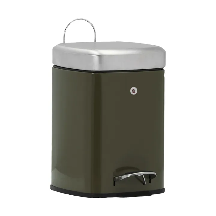 Sort prullenbak - Diepgroen, 20,5x27,5x29,5 cm - House Doctor