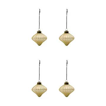 Spin kersthanger 4-pack - Champagne - House Doctor