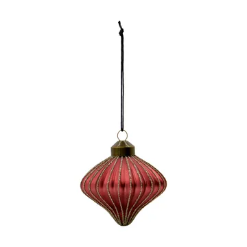 Spin kersthanger 4-pack - Vergrijsd rood - House Doctor