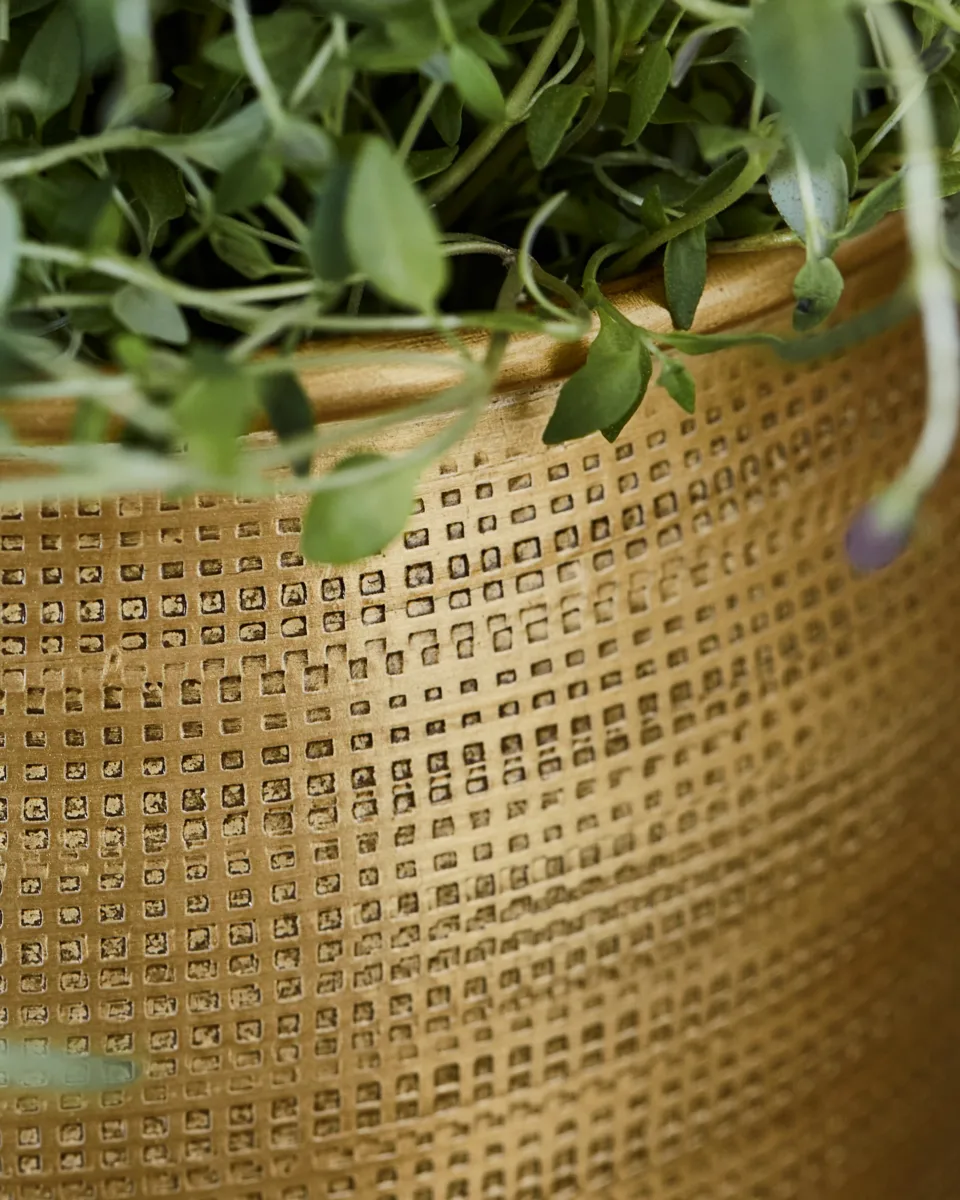 Spot bloempot 2-delig, Gouden House Doctor