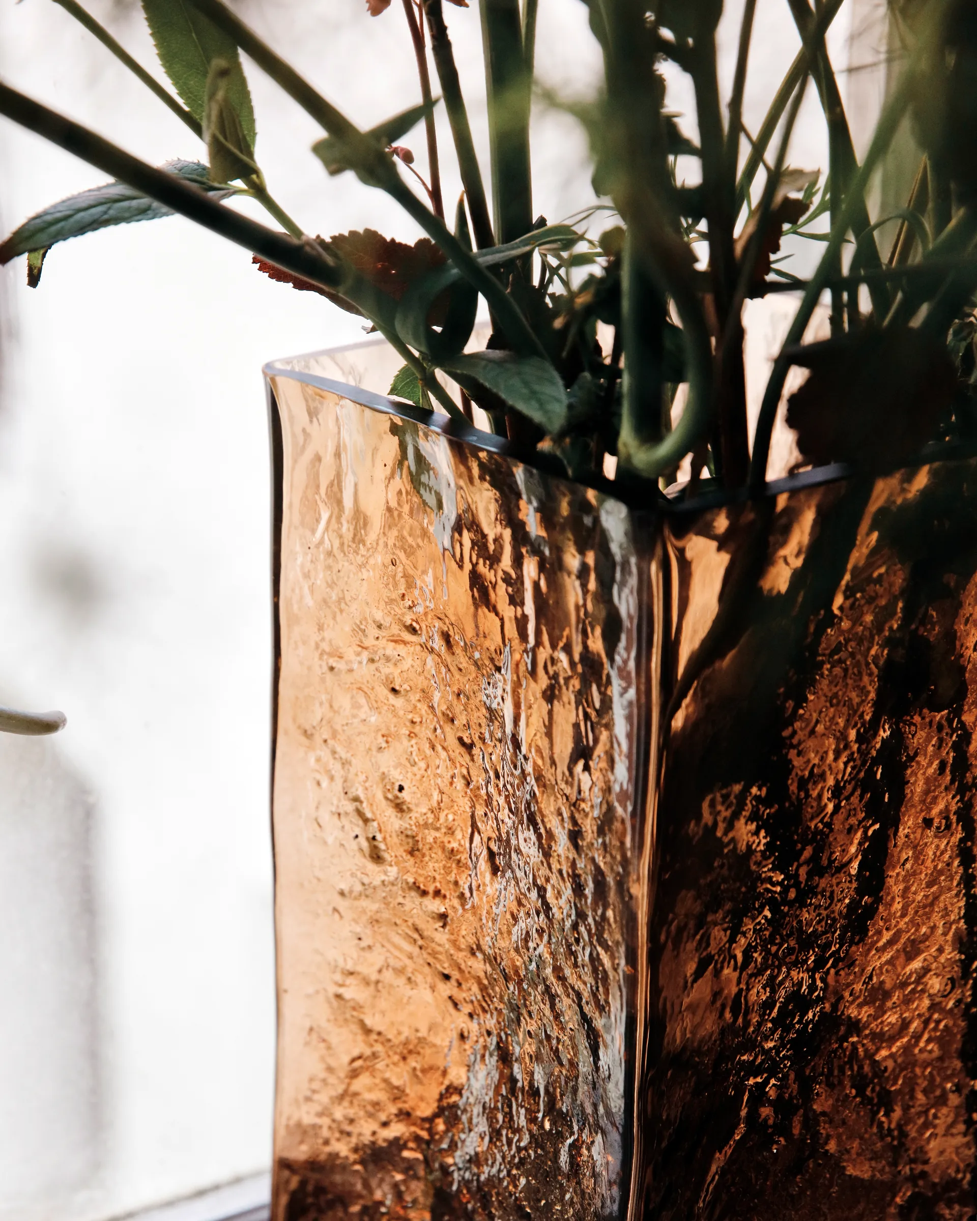 Square vaas 16x30 cm, Amber House Doctor