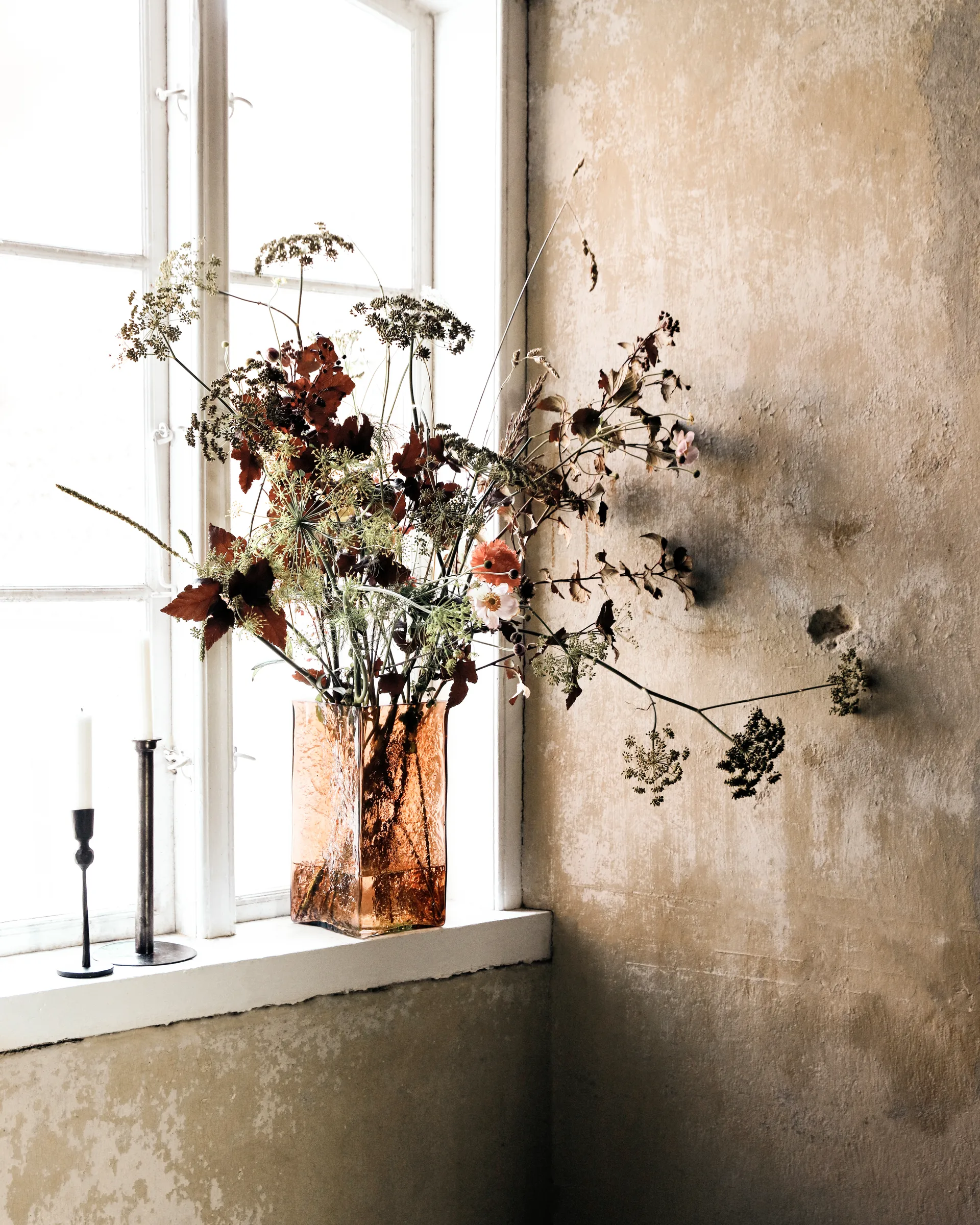 Square vaas 16x30 cm, Amber House Doctor