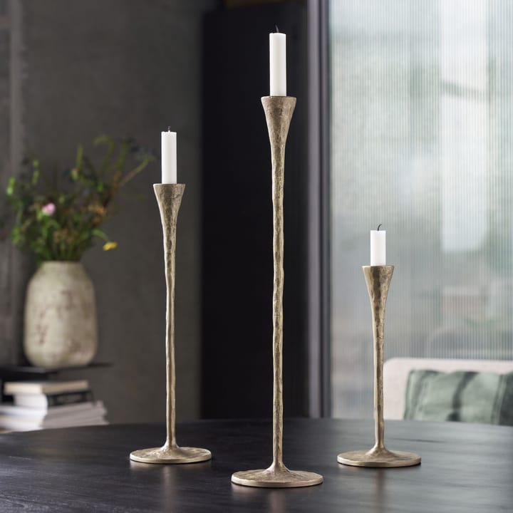 Stade kandelaar 52,5 cm, Antiek messing House Doctor