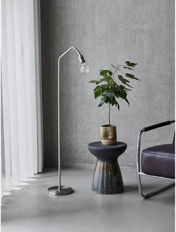 Stand vloerlamp - Geborsteld zilverkleurig, 129,5 cm - House Doctor