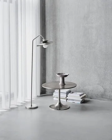 Stand vloerlamp - Geborsteld zilverkleurig, 129,5 cm - House Doctor