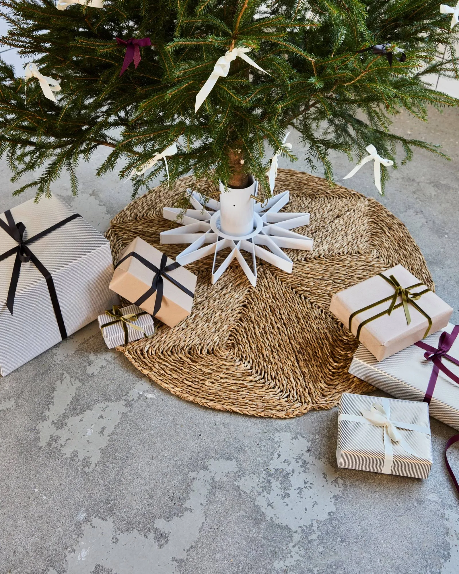 Star kerstboomkleed, Ø100 cm, Naturel House Doctor