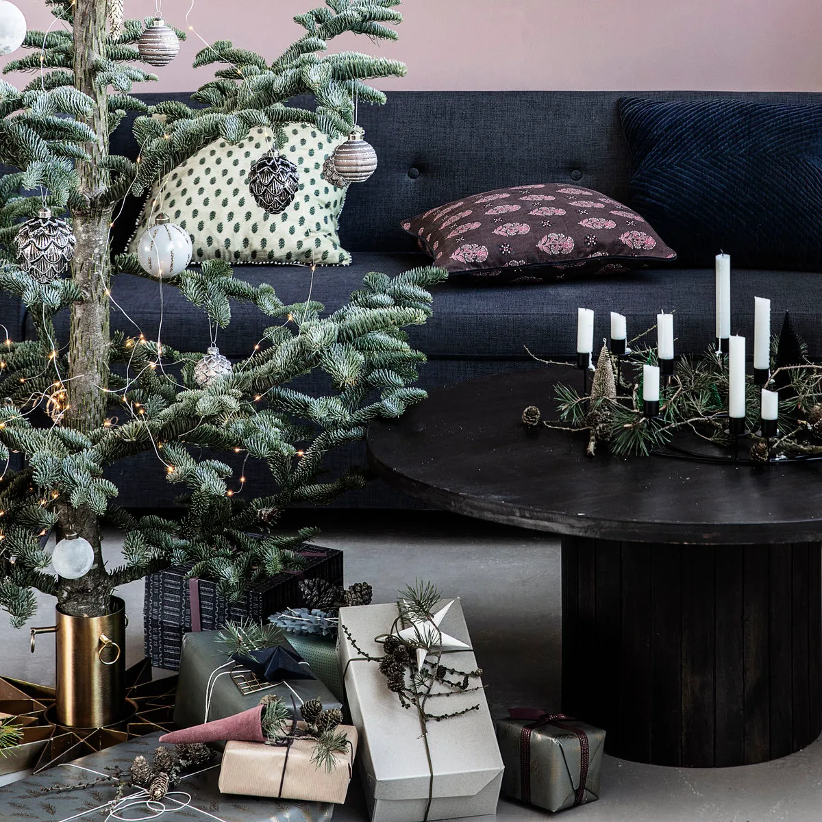 Star kerstboomvoet, Messing House Doctor