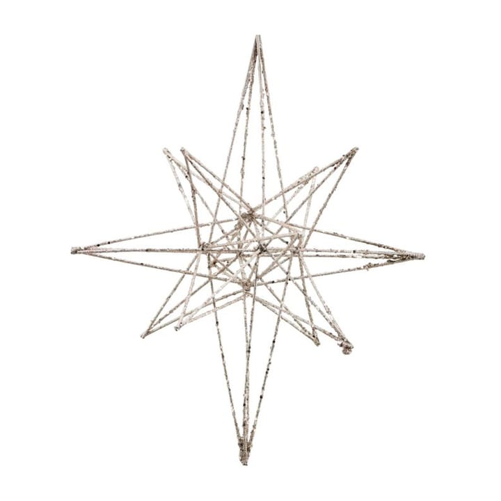 Star kerstdecoratie 21x35 cm - Champagne - House Doctor