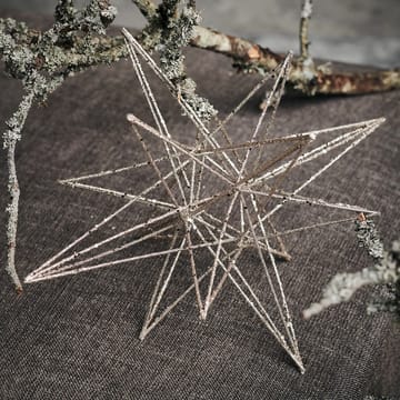 Star kerstdecoratie 21x35 cm - Champagne - House Doctor